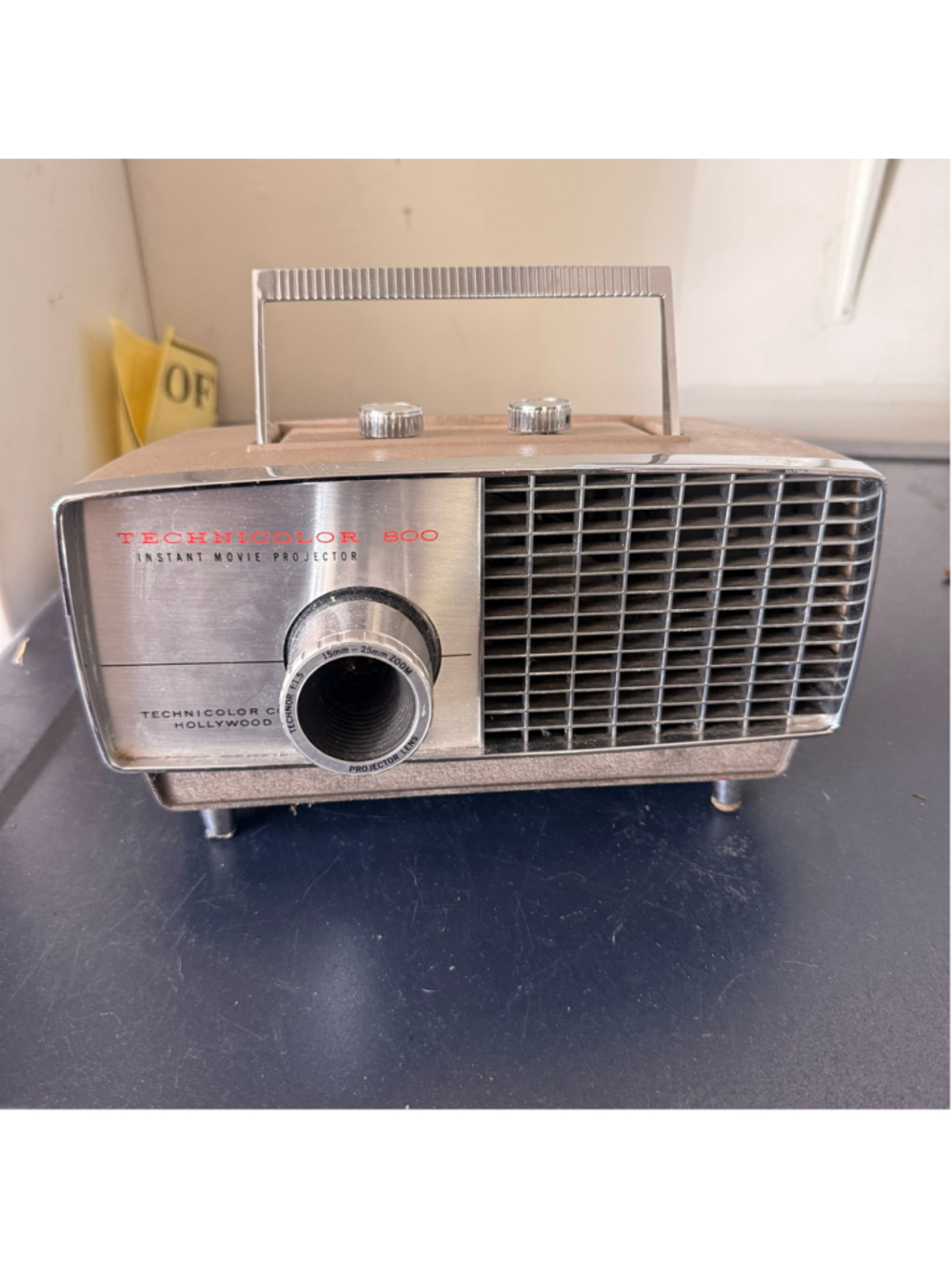 Vintage Technicolor 500 Instant Movie Projector Beige Silver One Size